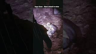 Days Gone - Newt attack in mine #daysgone #ps4 #ps5 #gaming #shorts #short