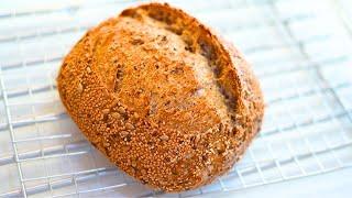 Delicious Healthy Bread for Breakfast  Healthy Sourdough Bread Recipe High Protein High Fiber