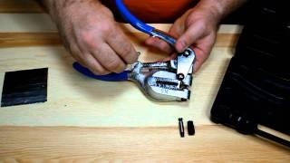 Using the Large Hole Punching Pliers