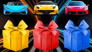 Choose Your Dream Car Mystery Box Gift Challenge - Pick Your Ride and Win