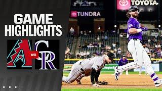 D-backs vs. Rockies Game Highlights 91624  MLB Highlights