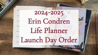 ***NEW*** 2024-2025 ERIN CONDREN LIFE PLANNER LAUNCH DAY ORDER