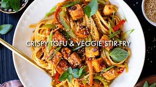 Tofu Noodle Stir-Fry  This Savory Vegan