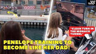 Penelope already training to become F1 driver like her step-dad Max Verstappen  Monaco GP