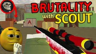 Going BRUTAL With Scout Roblox Counter Blox