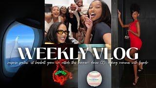 WEEKLY VLOG IM OUTSIDE THIS SUMMER SURPRISE PARTIES 1ST BASEBALL GAME DENVER CO. + MORE