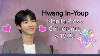 HWANG IN-YOUP Press Conference in Manila - June 19 2022