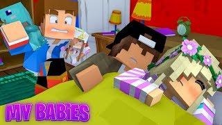 I STOLE my TWIN BABIES... Minecraft Adventure