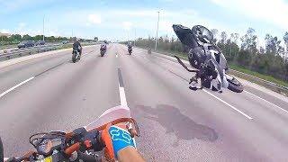 Hectic Motorcycle Crashes & Crazy Moto Moments 2018 Ep. 147