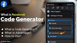 What is Facebook Code Generator ?  How to Work & Enable  Facebook Code Generator 