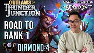 Roxanne Put On The Red Light  Diamond 4  Road To Rank 1  Outlaws Of Thunder Junction Draft MTGA