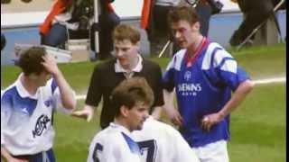 Duncan Ferguson headbutts Jock McStay Rangers vs. Raith Rovers 1994