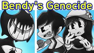 Friday Night Funkin VS Bendys Genocide FULL DEMO + Cutscenes FNF Mod Bendy and the Ink Machine