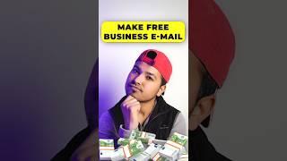 How to Make free business E-mail #shorts