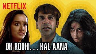 Roohi And Stree Funniest Scenes   Rajkummar Rao Janhvi Kapoor & Varun Sharma  Netflix India