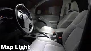 Change  Replace Nissan Frontier Map Light  Interior LED Bulb Install