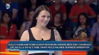 REKORLAR DÜNYASI - Tavayi Rulo Halinde Büken Kadın