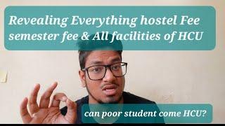 #UoH Can Poor students come HCU?University of hyderabad fee structure and #UoH#facilitiesForStudents