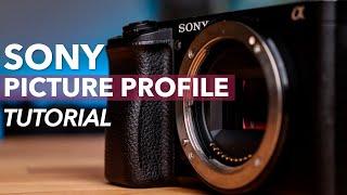 Sony Picture Profile Settings Tutorial  SLOG CINE HLG Color mode explained