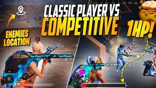 Classic 1v4 Squads Vs Competitive Players Strategy + 4xSprayComparison Of Classic And Competitive 