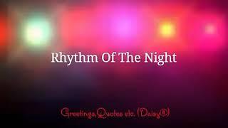 Rhythm Of The Night