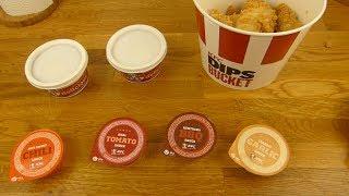 KFC - Dips Bucket Crispys