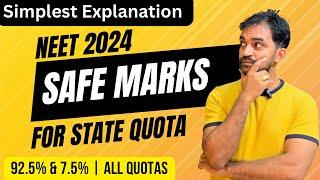 Safe marks for NEET 2024  TN Medical Selection 2024