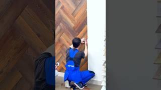 Как уложить Aquafloor Parquet Glue на стену? #кварцвинил #напольныепокрытия #дизайнинтерьера