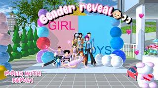 Gender Reveal Baby Molly With Family  Drama sakura school simulator