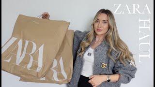 HUGE ZARA HAUL  EARLY SPRING OUTFITS  Freya Killin