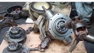 How to assembled front drive differential  axle C144 HINOMOTO