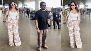 Nushrratt Bharuccha Harshad Warsi Spotted At Airport ️