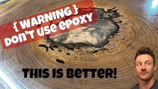 So you want to do an epoxy finish? DO THIS Instead  End Table Build