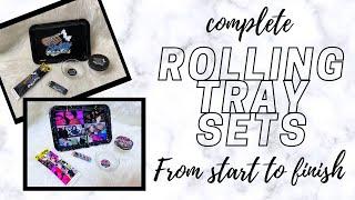 Rolling Tray Sets.. From Start to Finish  Pack an Order With Me  How To Make A Rolling Tray