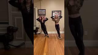 Two girls dancing shuffle #Shorts