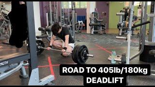 Road To 405lb180kg Deadlift