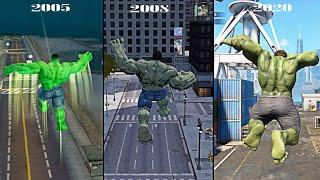 Hulk 2005 Vs Hulk 2008 Vs Hulk 2020  Comparison
