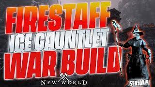 AMAZING FIRESTAFF ICE GAUNTLET WAR BUILD - New World