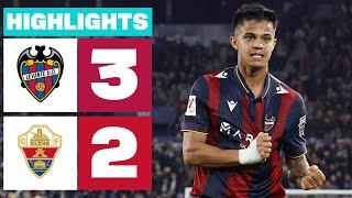 Highlights Levante UD vs Elche CF 3-2