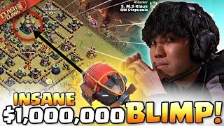 Klaus RISKS $1000000 WORLD FINALS on this INSANE BLIMP Clash of Clans