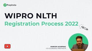 Wipro NLTH Registration 2022 Detailed Step by Step Process