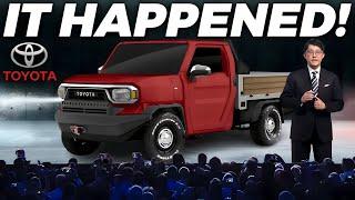 Toyota CEO Reveals ALL NEW $10000 Pickup Truck & SHOCKS The Entire Industry