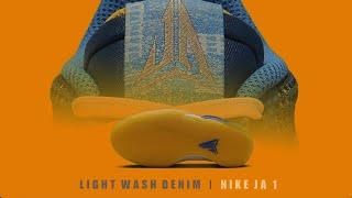 Nike JA 1 EP LIGHT WASH DENIM 2024 DETAILED LOOK AND RELEASE DATE