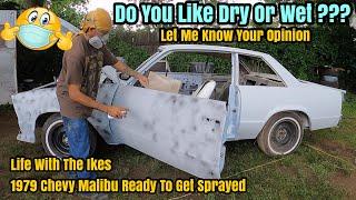 How To Wet Sand A Car Before Paint After The Bodywork - @LifewiththeIkes 3 Stage Pearl 1979 Malibu