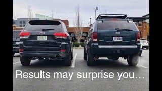 0-60 RACE Modded 2005 WK vs. 2015 Overland Jeep Grand Cherokee