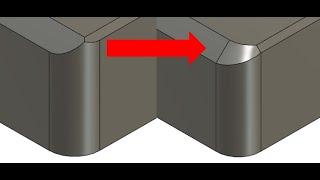 Fusion 360 - Corner Finishing With Fillet and Chamfers