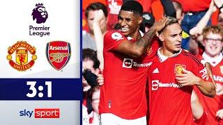 Antony & Co. beenden Arsenals Siegesserie  Man United - Arsenal  Highlights - Premier League 2223