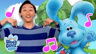 Josh & Blue Sing Head Shoulders Knees and Toes   Nursery Rhymes for Kids  Blues Clues & You