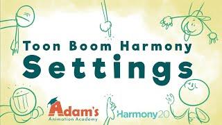 The correct settings for 2D animation in Toon Boom Harmony