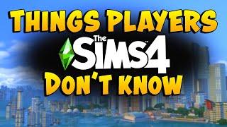 Things You Probably Dont Know About in The Sims 4